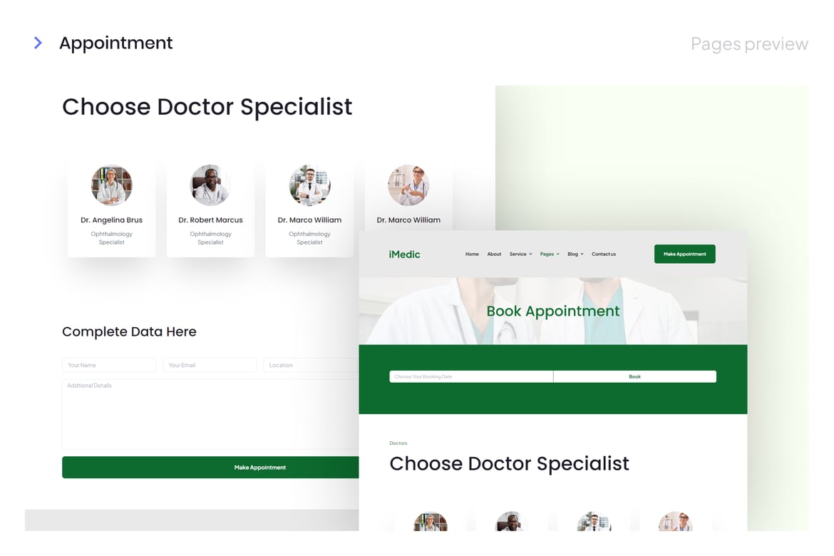 Medicly Medical Elementor Pro Template Kit, WP Template Kits ft